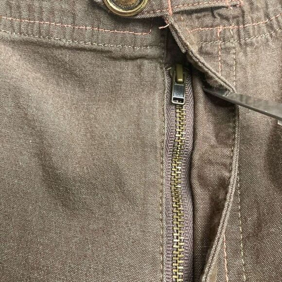 DENIM & CO. WOmen’s Capri Brown Pants Size Large - Picture 10 of 11